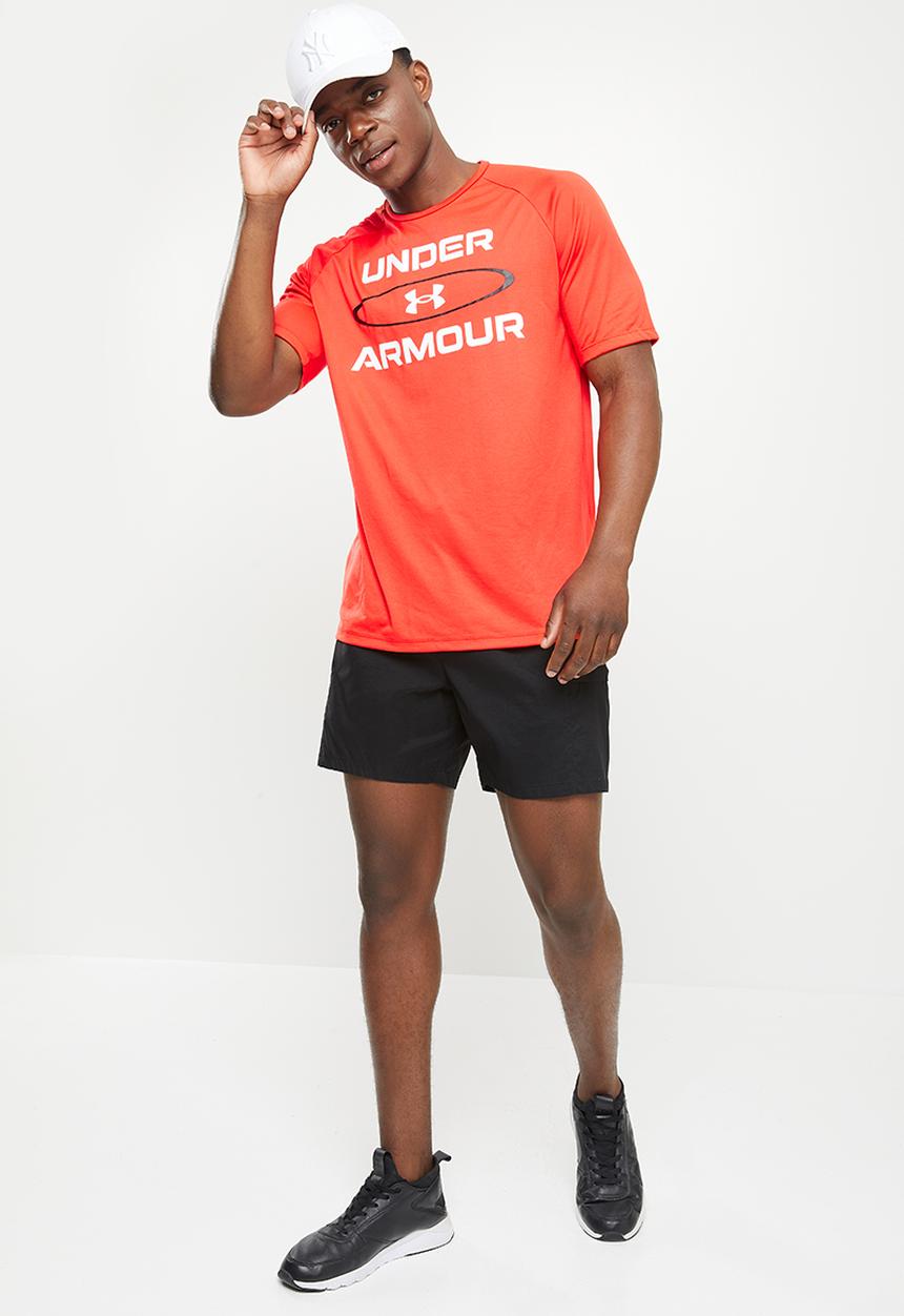 Under Armour - Ua tech 2.0 wm graphic short sleeve - radio red