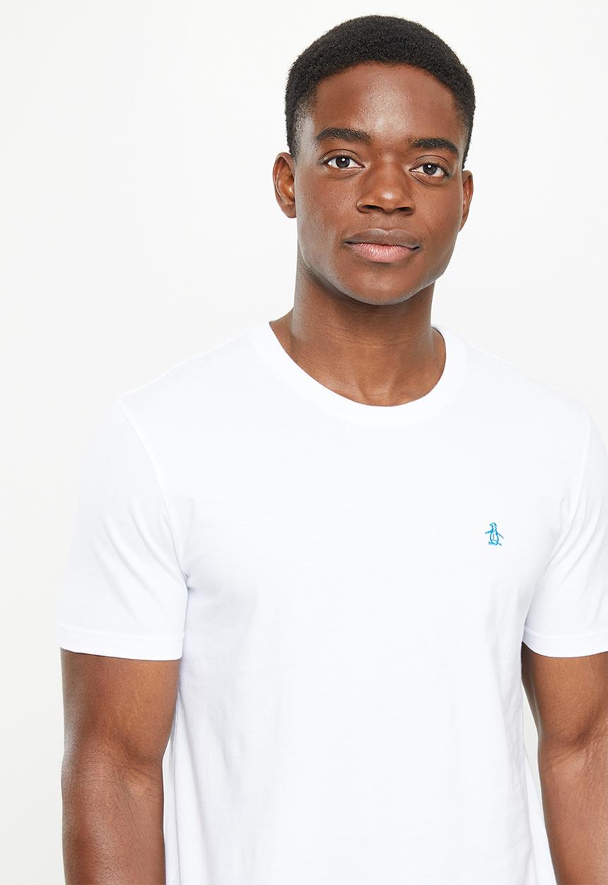 Original Penguin - Embroidered short sleeve tee - bright white