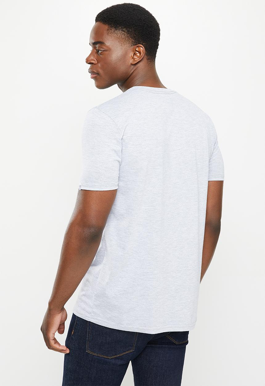 Original Penguin - Penguin letters short sleeve tee - rain heather