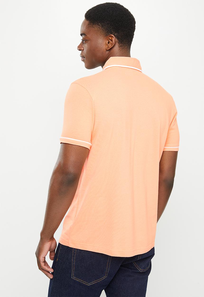 Original Penguin - Earl short sleeve polo - canteloupe