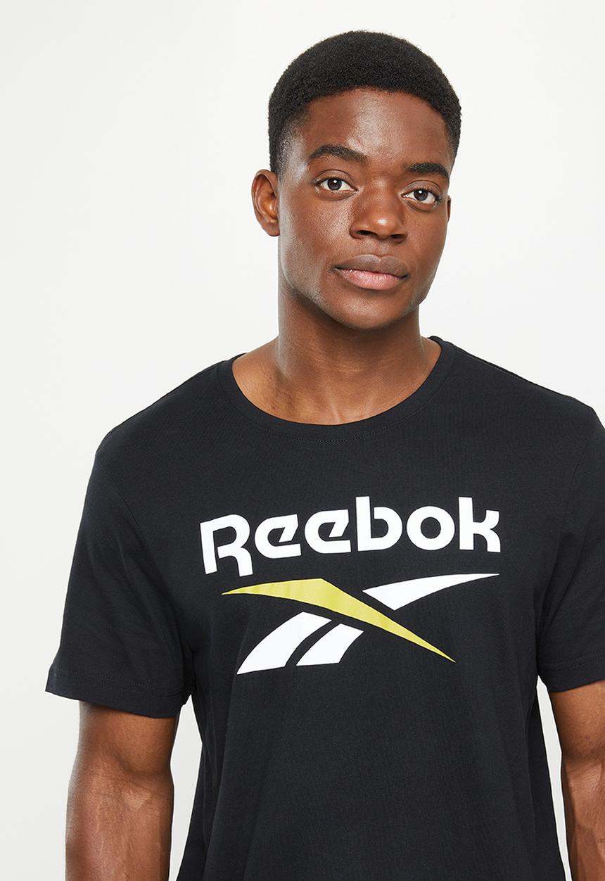 Reebok - Gs reebok stacked tee 2 - black