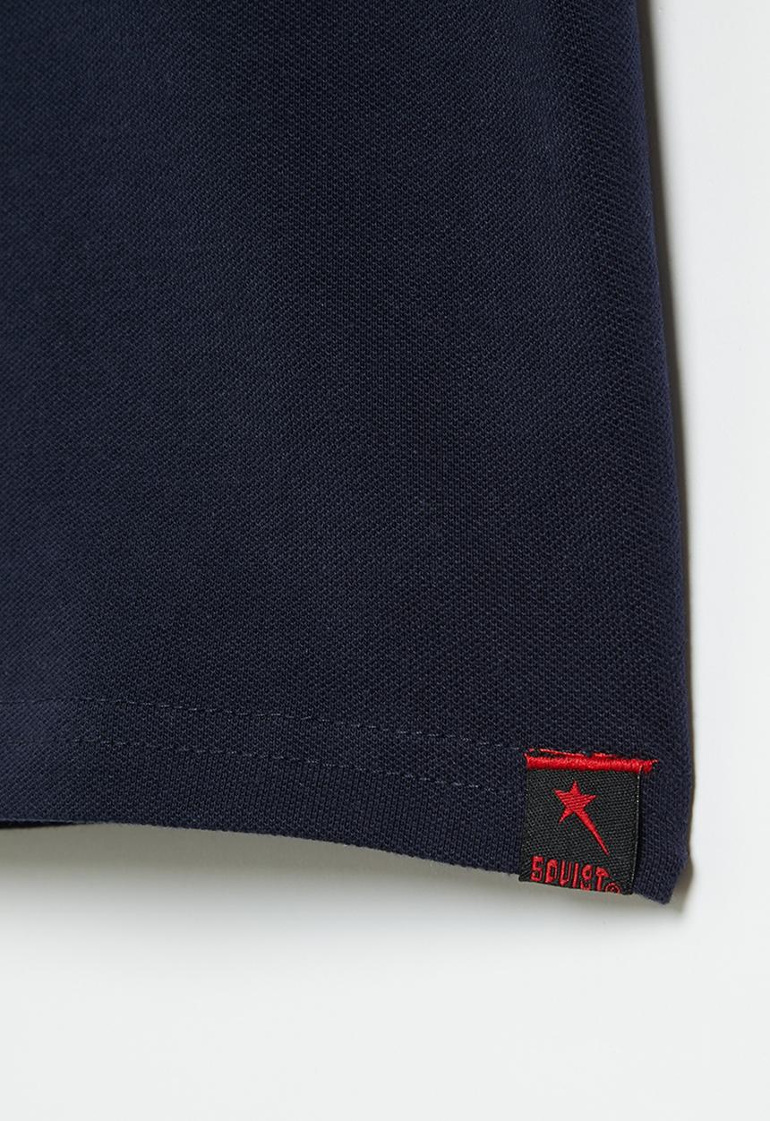 SOVIET - B honcho boys short sleeve pique golfer - navy