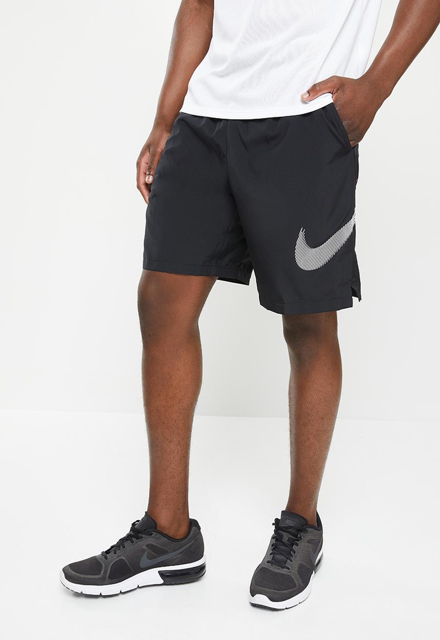 Nike - M nk df flx wvn shrt 9in gfx - black