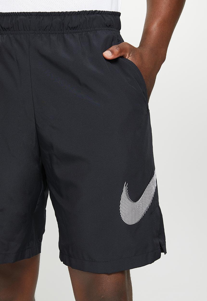 Nike - M nk df flx wvn shrt 9in gfx - black