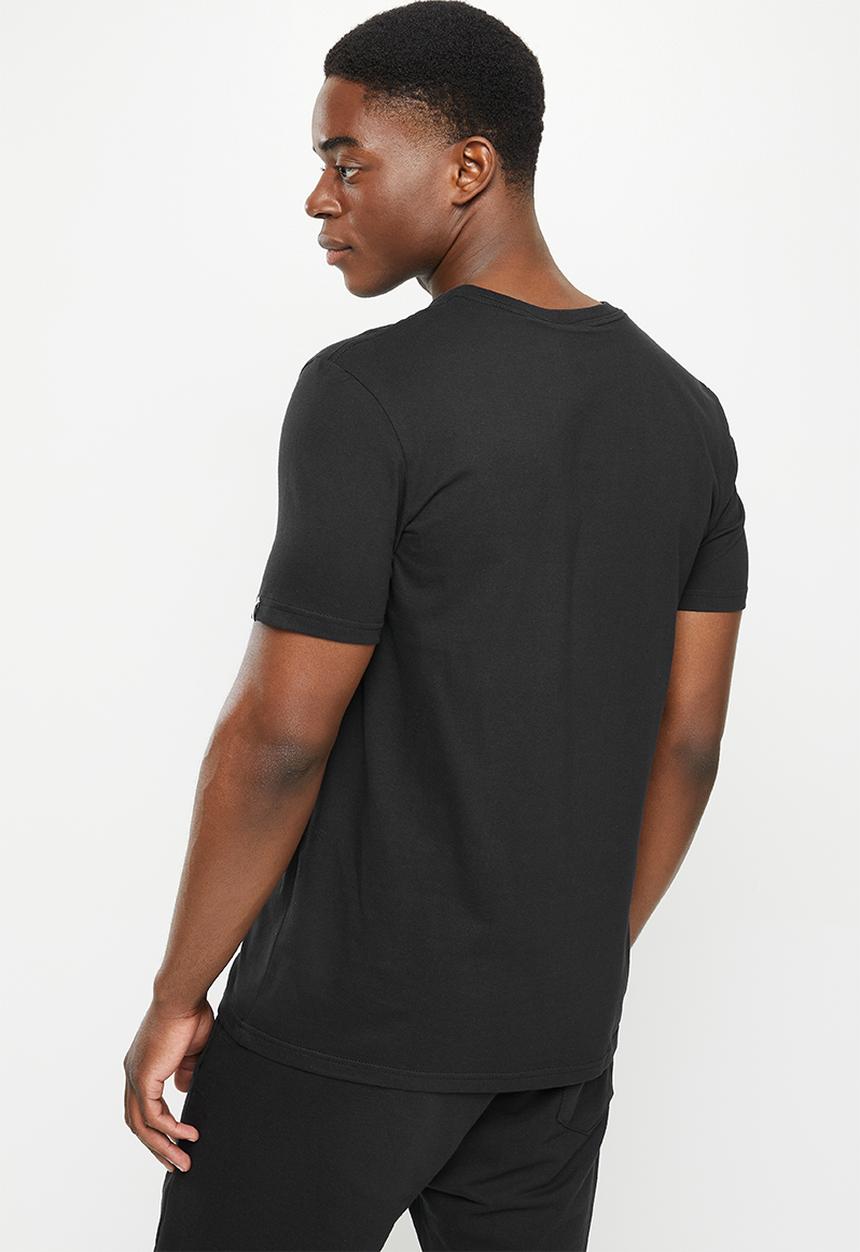 Original Penguin - Embroidered short sleeve tee - true black