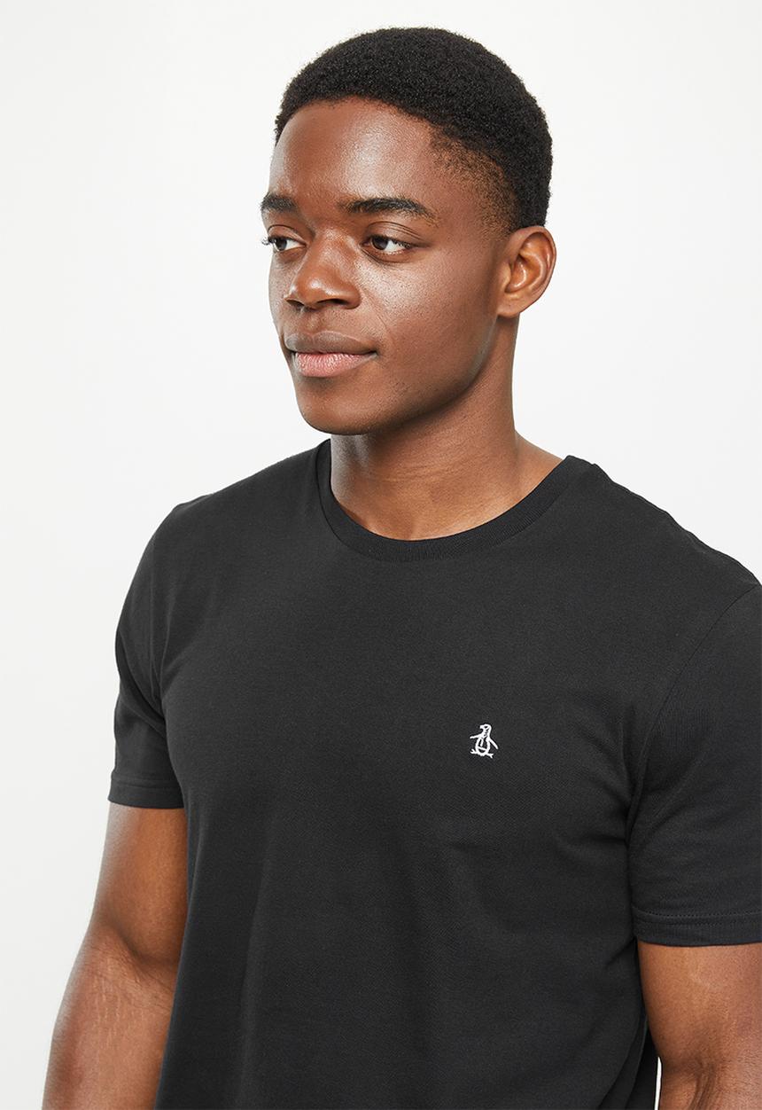 Original Penguin - Embroidered short sleeve tee - true black