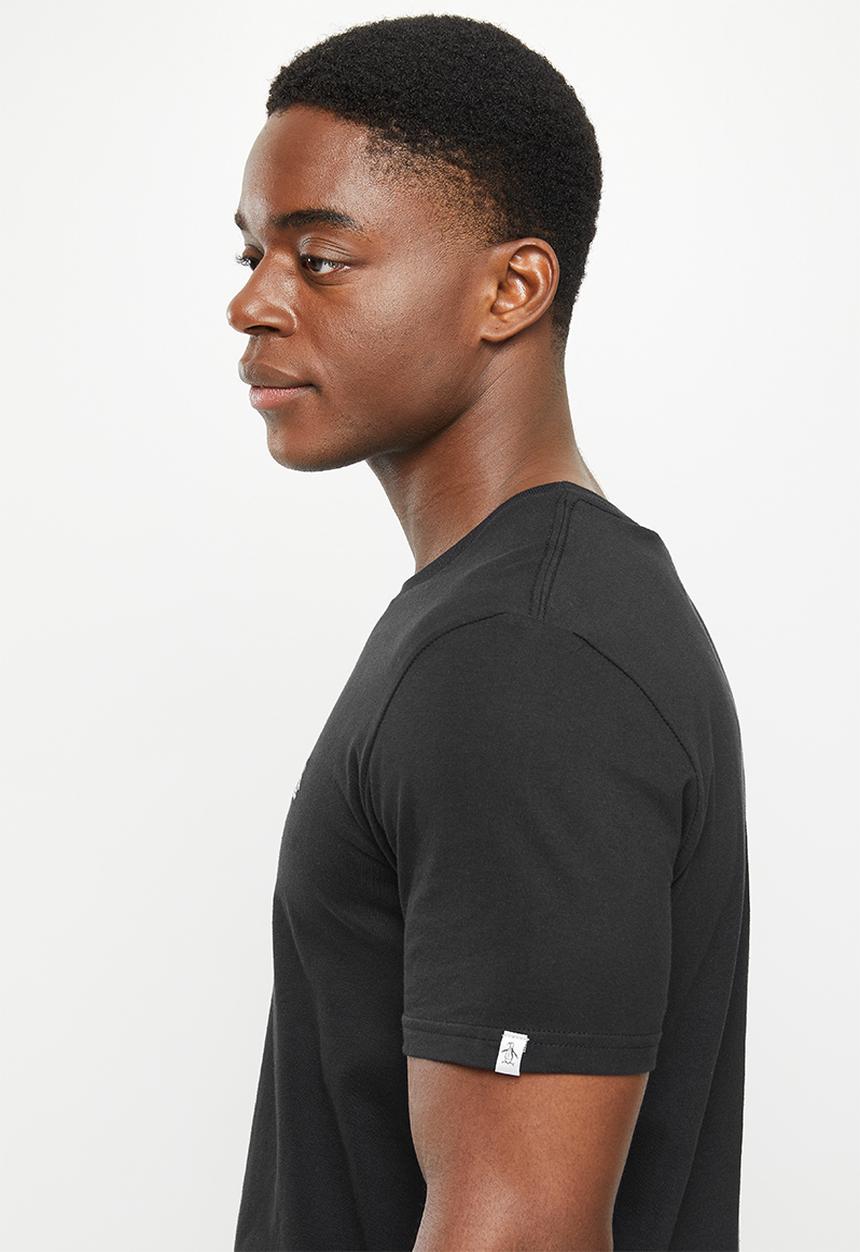 Original Penguin - Embroidered short sleeve tee - true black