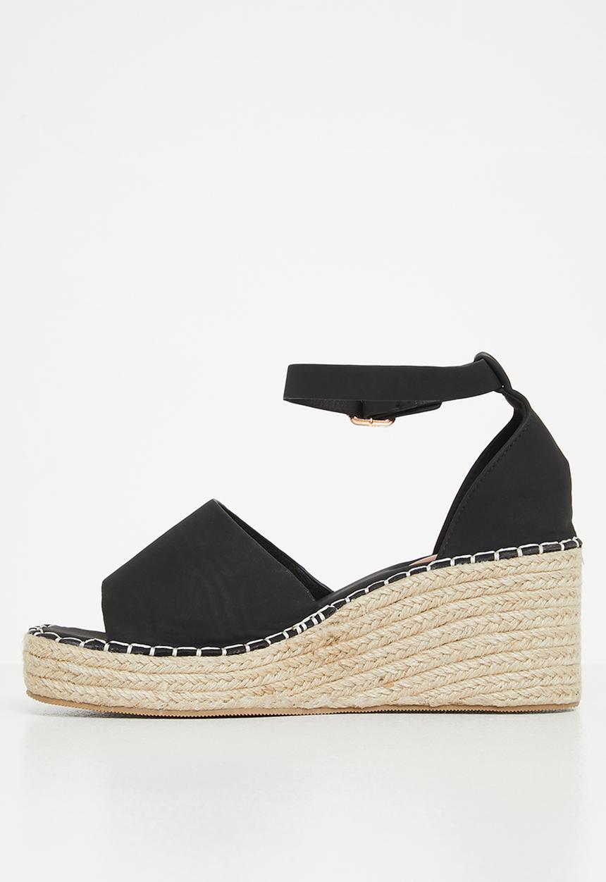 edit - Lucia espadrille - black