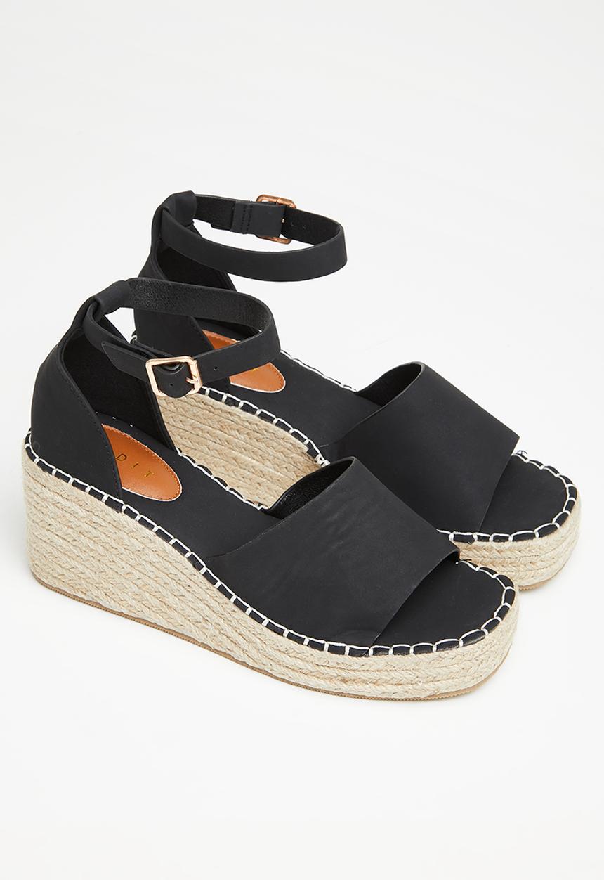 edit - Lucia espadrille - black