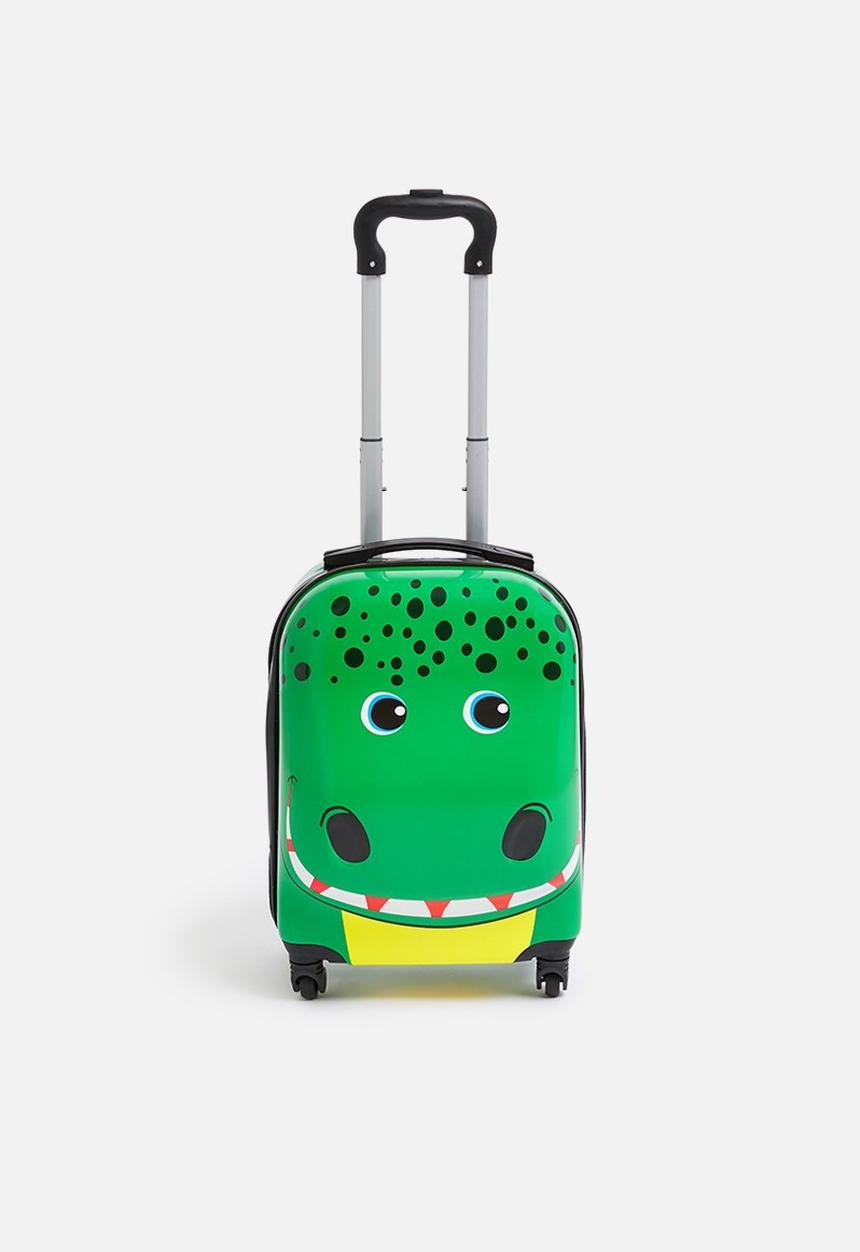 Pop Candy - Dino luggage bag - green