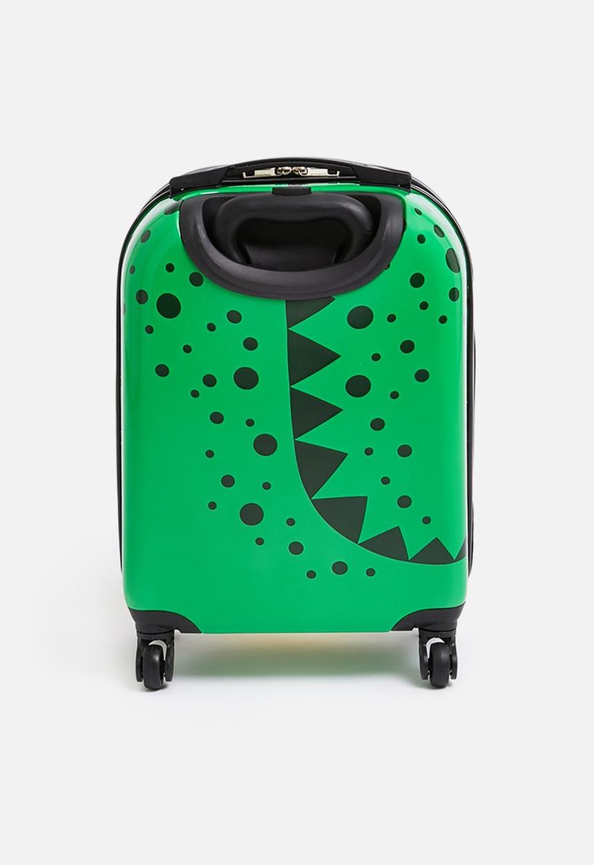 Pop Candy - Dino luggage bag - green