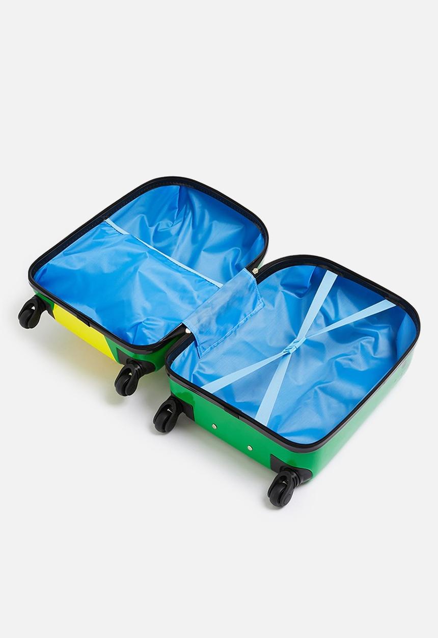 Pop Candy - Dino luggage bag - green