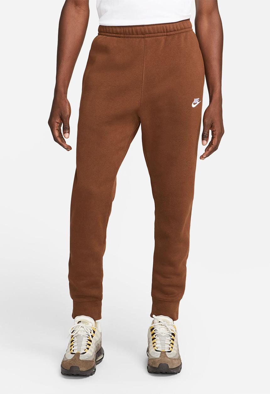 Nike - M nsw club jogger bb - cacao wow & white 