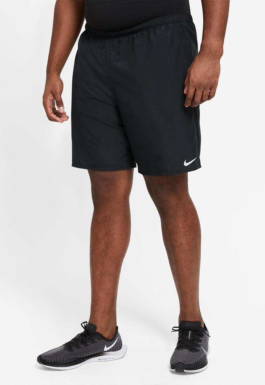 Nike - M Nike dri-fit challenger short 9bf - black & reflective silver