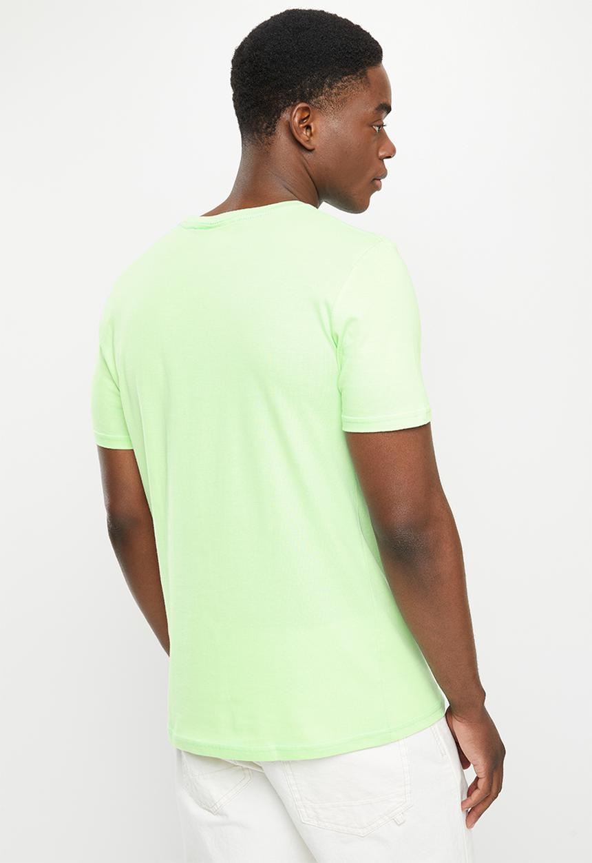 Original Penguin - Felt pocket short sleeve tee - lichen mint