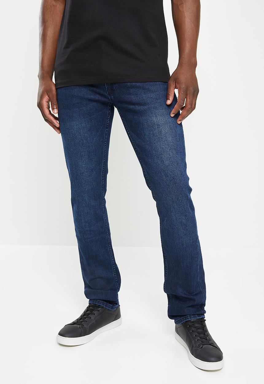 Pringle of Scotland - Light blue slim fit denim - dark indigo