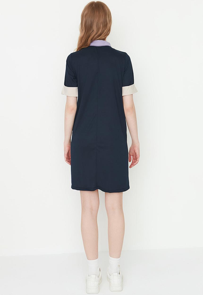 Trendyol - Polo shirt dress - navy