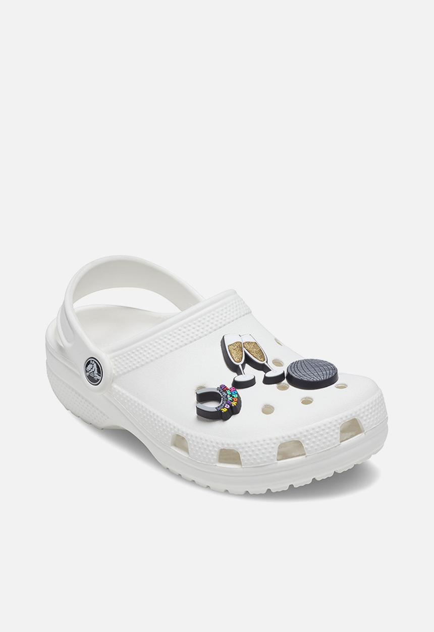 Crocs - New year 3 pack - grey & gold 