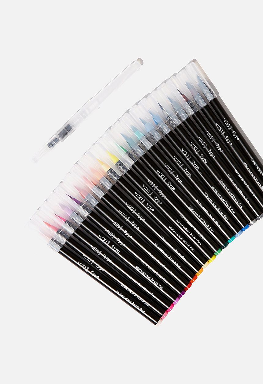 Typo - Watercolour brush pen 20pk - multi