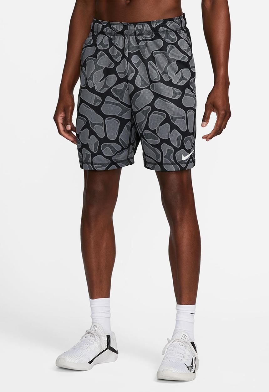 Nike - M Nike df knit short 6.0 dye - black & summit white