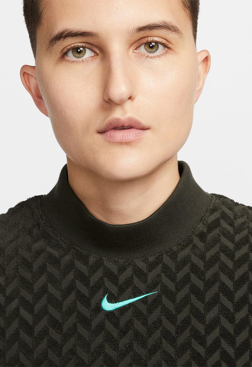 Nike - NSW Everyday Modern All-Over Jacquard Boxy Top
