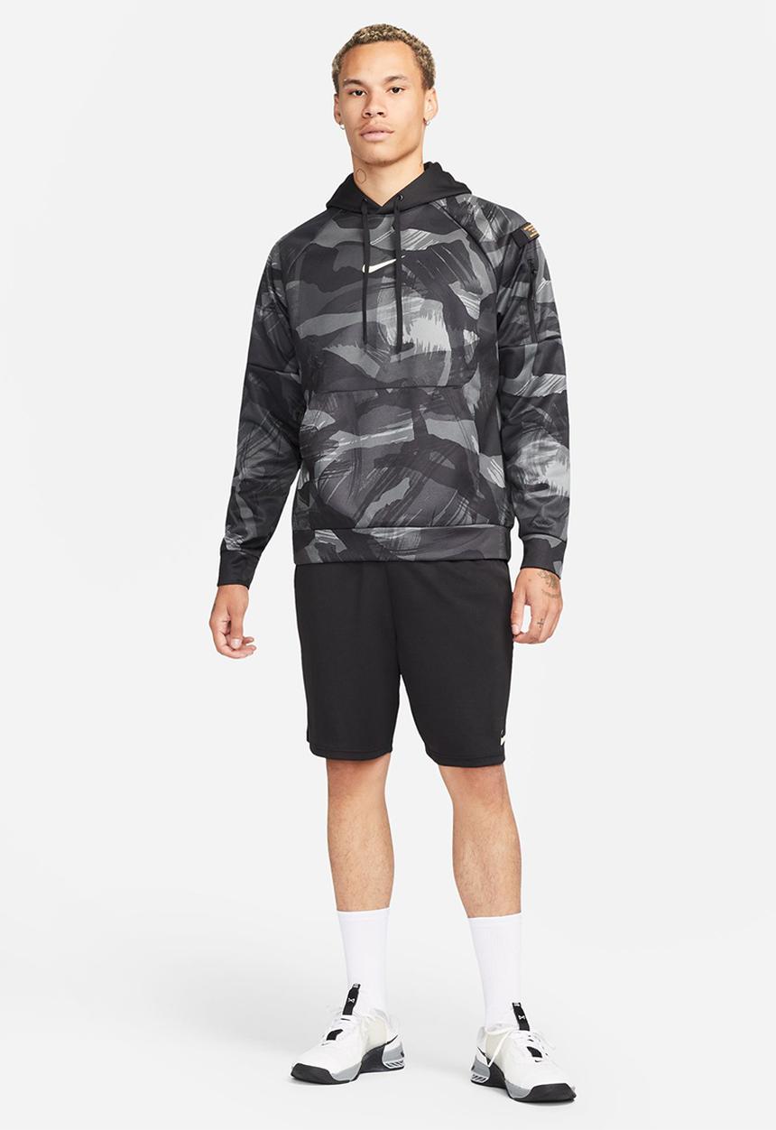 Nike - M Nike tf hoodie camo aop - black & coconut milk