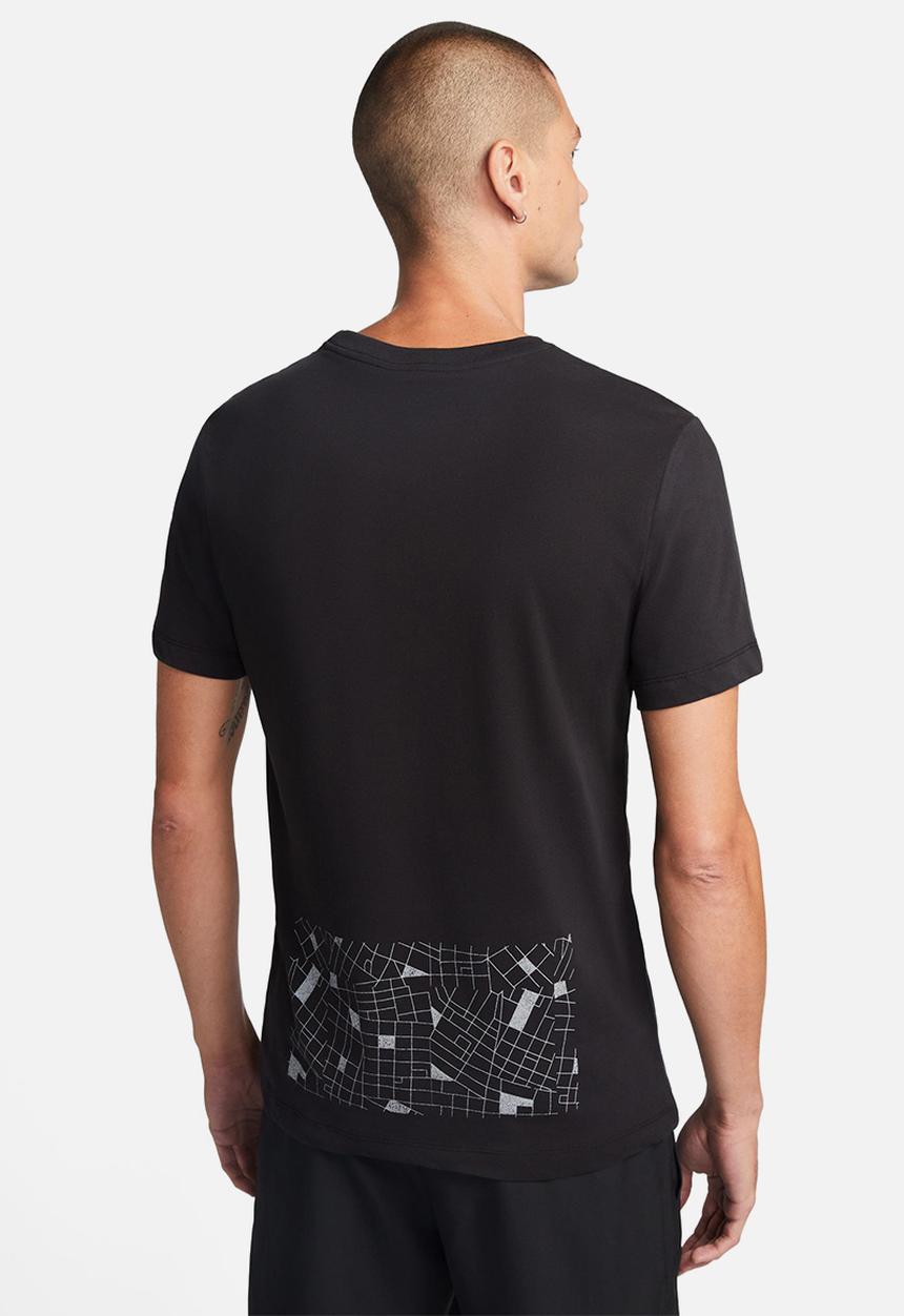 Nike - M Nike df tee run division dfc short sleeve - black