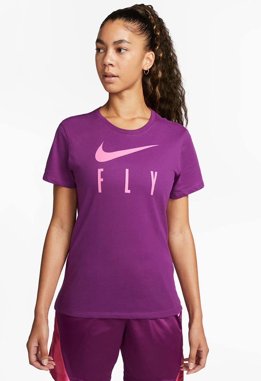 Nike - W Nike df tee short sleeve swoosh fly - viotech