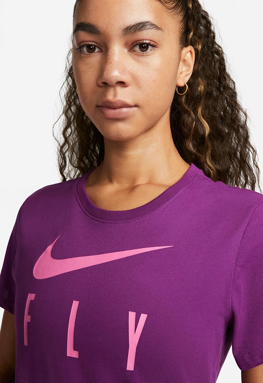 Nike - W Nike df tee short sleeve swoosh fly - viotech