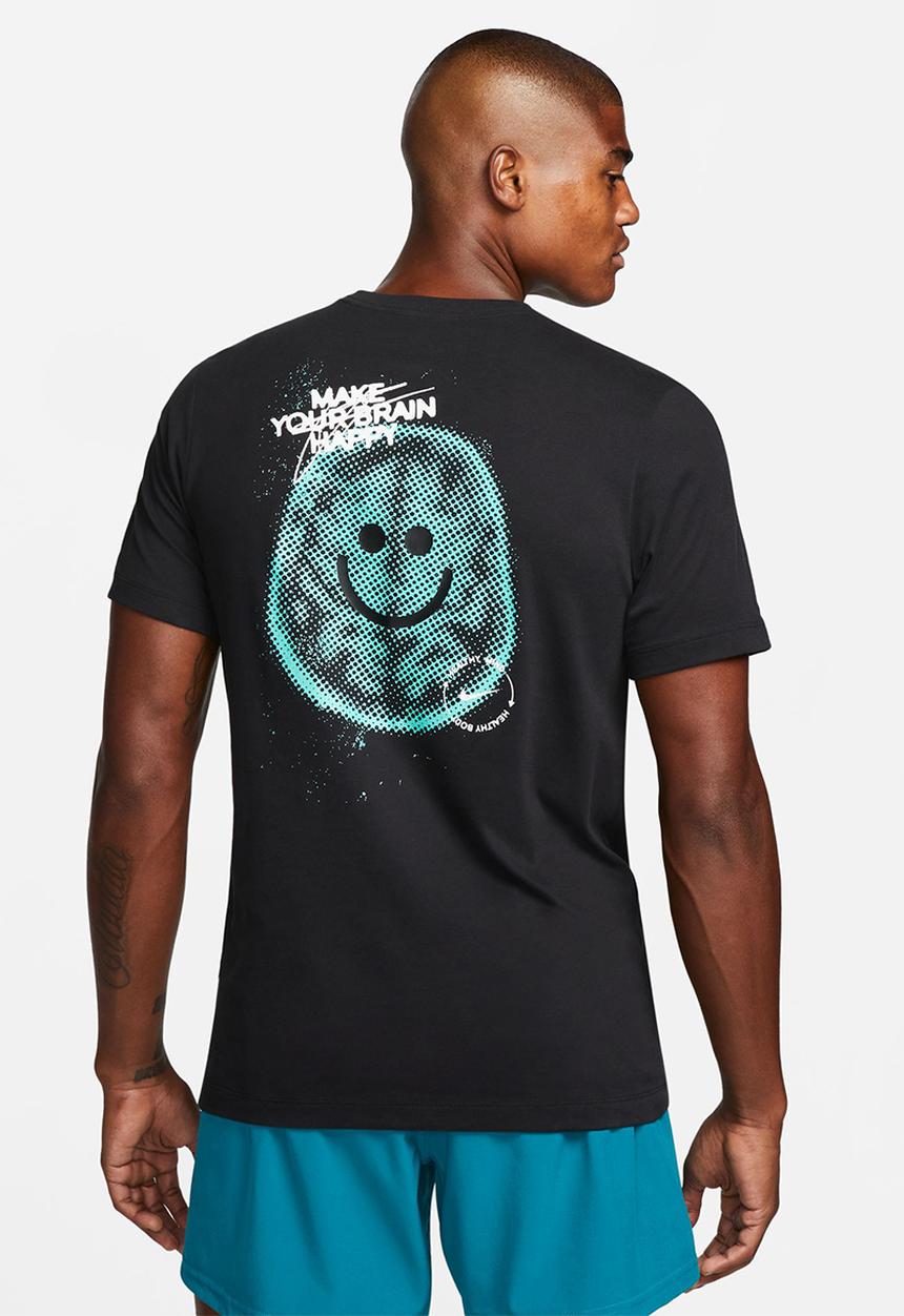 Nike - M Nike df tee dye - black