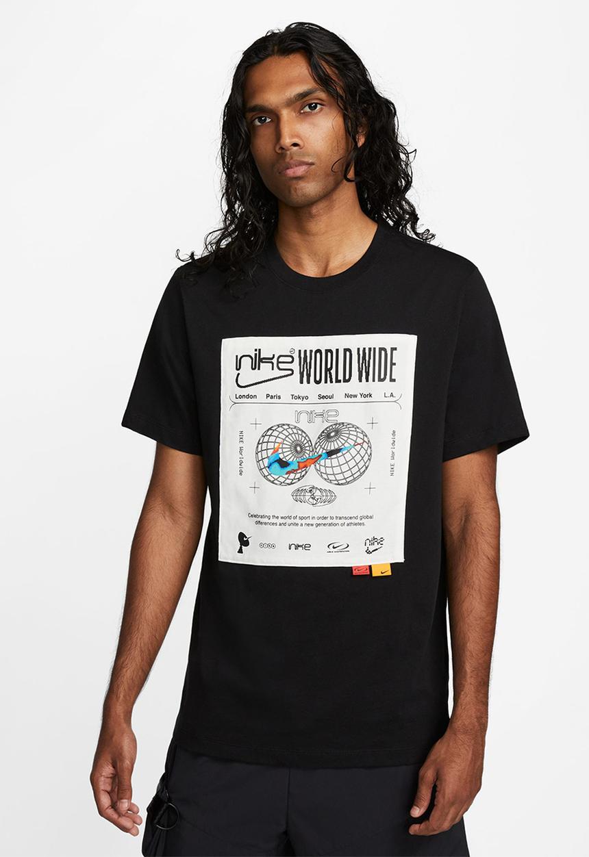 Nike - NSW worldwide so pack 2 lb tee  - black