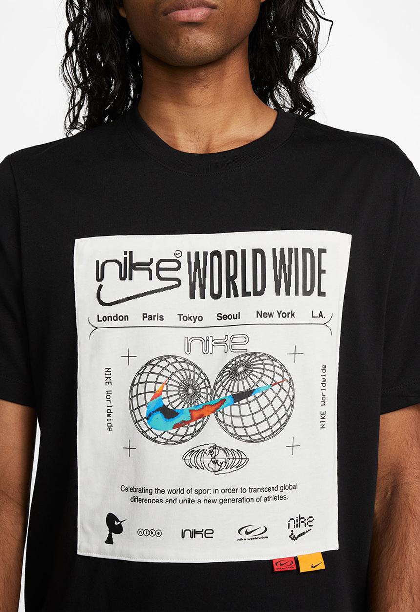 Nike - NSW worldwide so pack 2 lb tee  - black