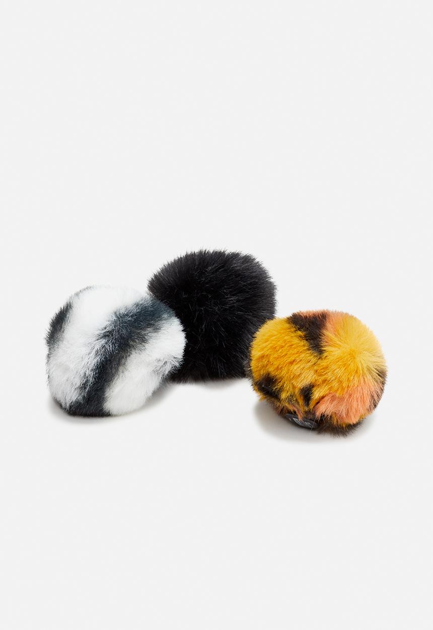 Crocs - Animal puff ball - 3 pack - multi