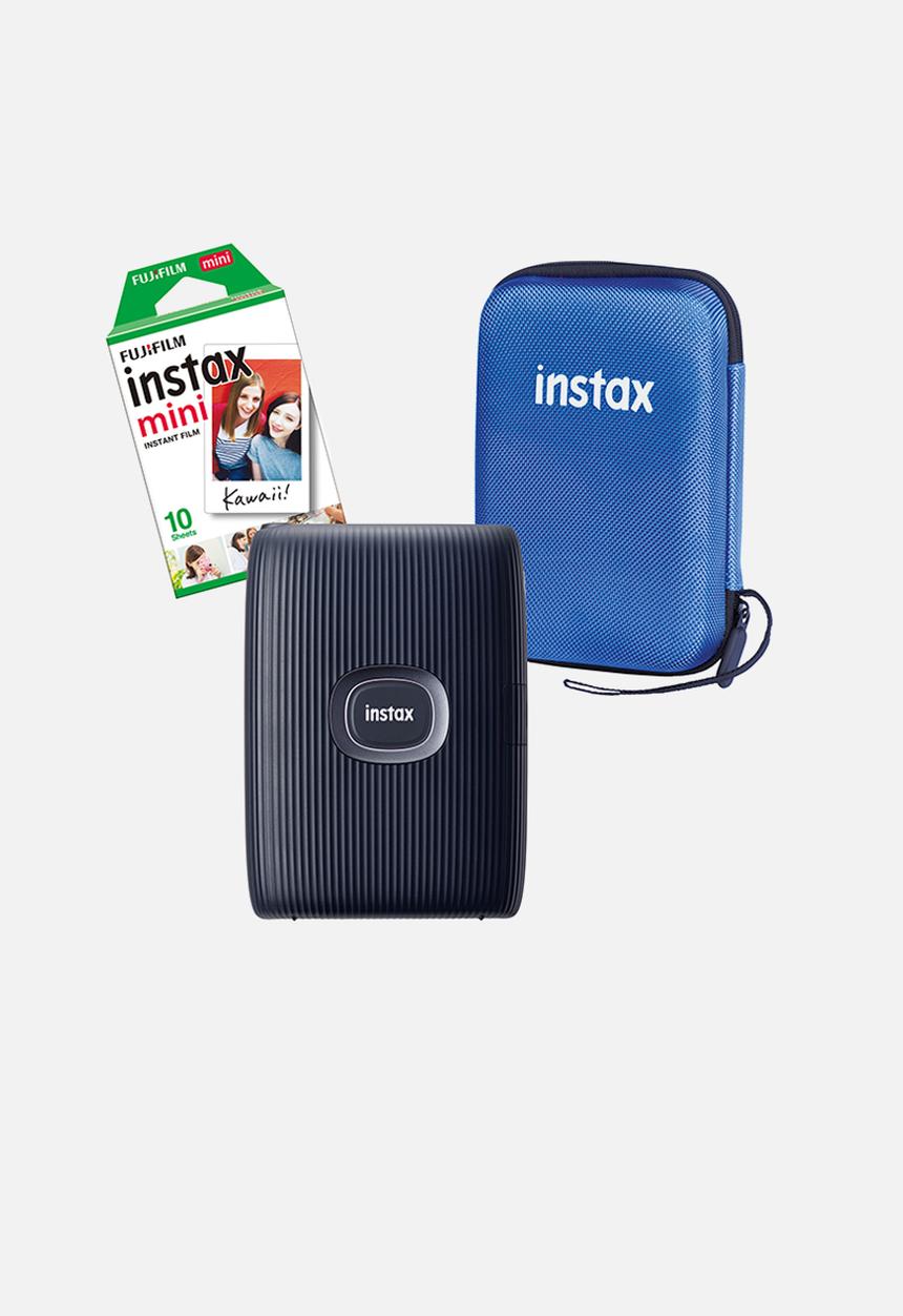 Fujifilm - Instax printer mini link 2 bundle - dark denim