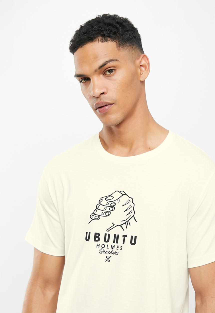 Holmes Bro's - Ubuntu short sleeve tee - cloud dancer