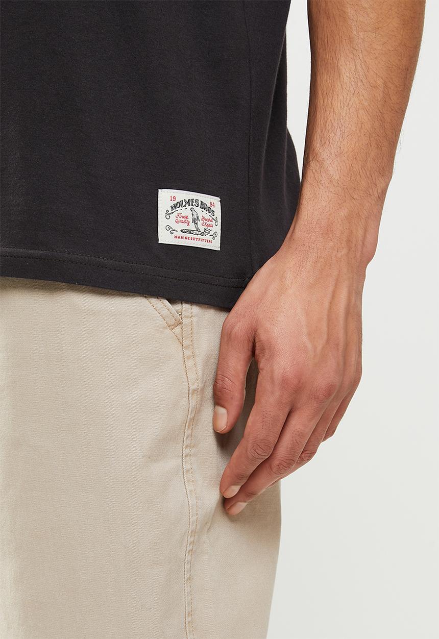 Holmes Bro's - Ubuntu short sleeve tee - black bean