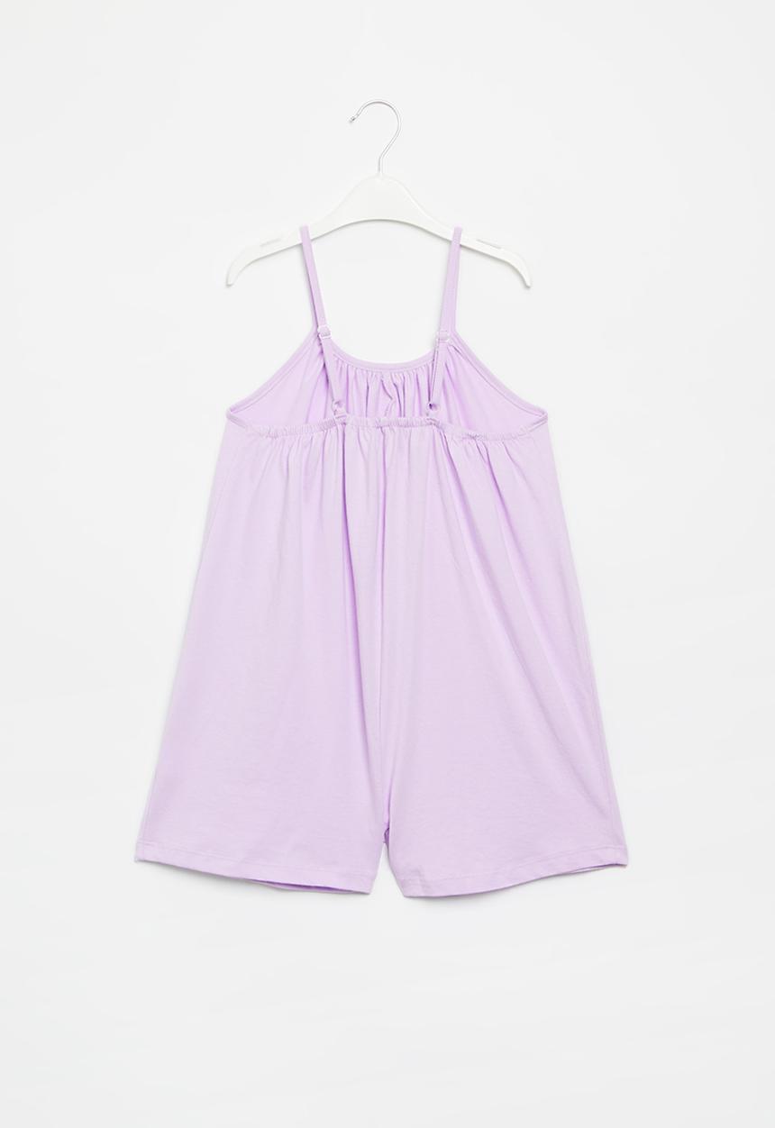 Superbalist - Cotton playsuit - purple