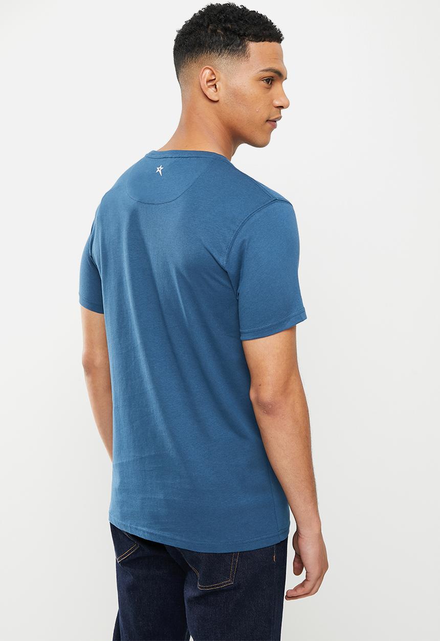 SOVIET - M campbell short sleeve logo tee - dark teal