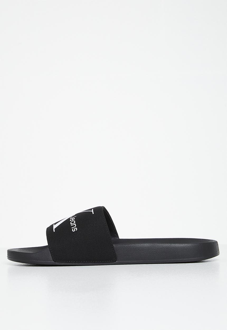 Calvin Klein - Slide monogram co - black