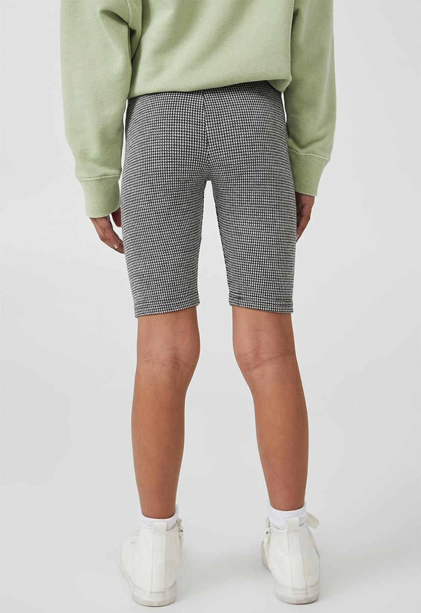 Cotton On - Pippa longline bike short - houndstooth