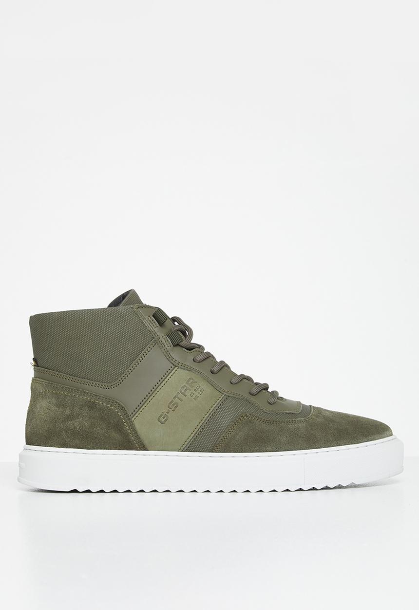 G-STAR - Rocup ii mid lea m - olive