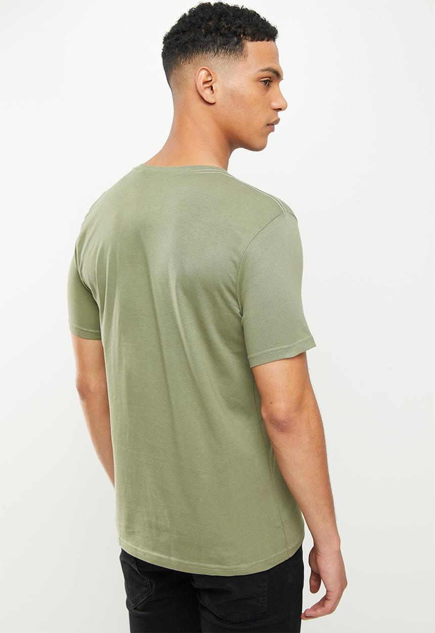 Palladium - Wax round neck T-shirt-olive