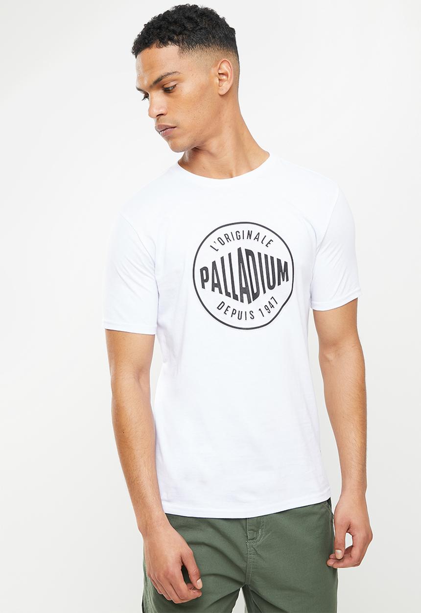 Palladium - Wax round neck T-shirt - white