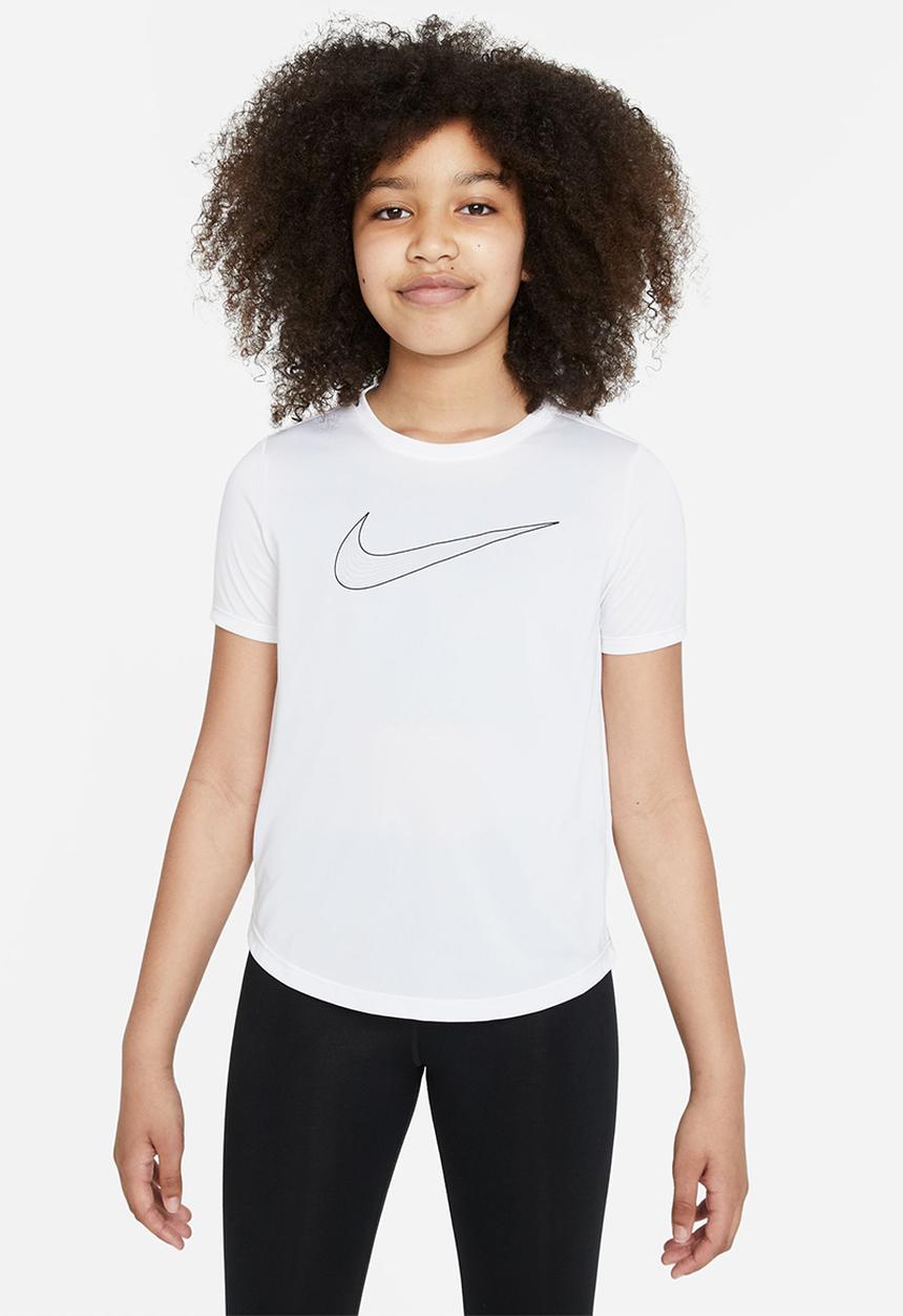 Nike - G nk df one ss top gx - white & black