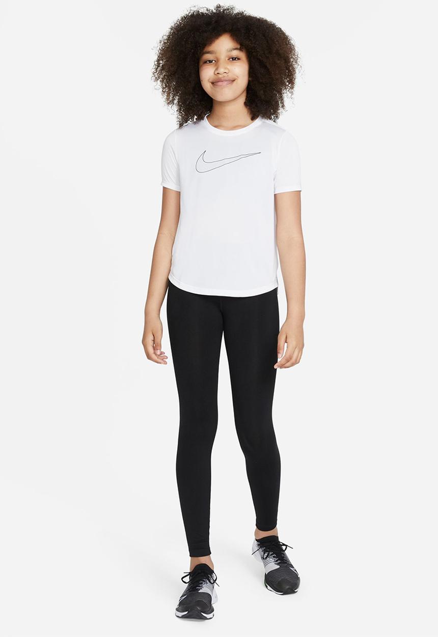 Nike - G nk df one ss top gx - white & black