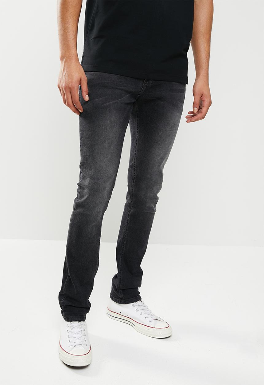 SOVIET - M riggins #9 slim leg denim - dark grey