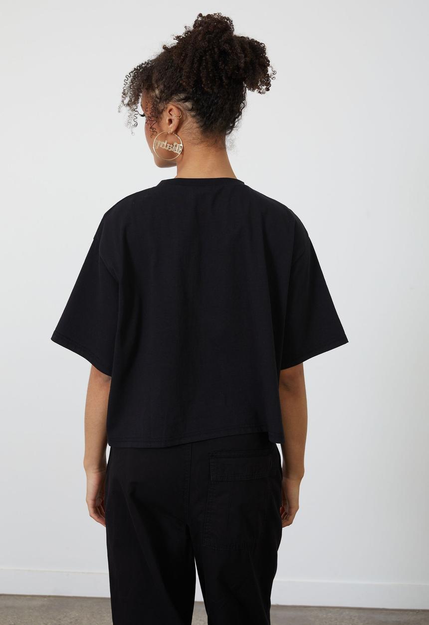 Factorie - Boxy graphic tee - new york/black
