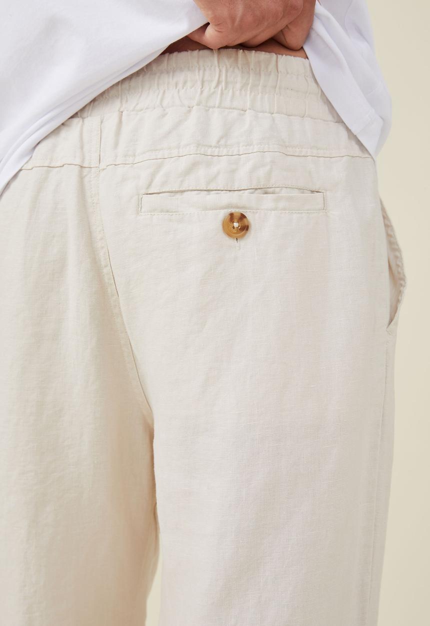 Cotton On - Linen pant - oatmeal