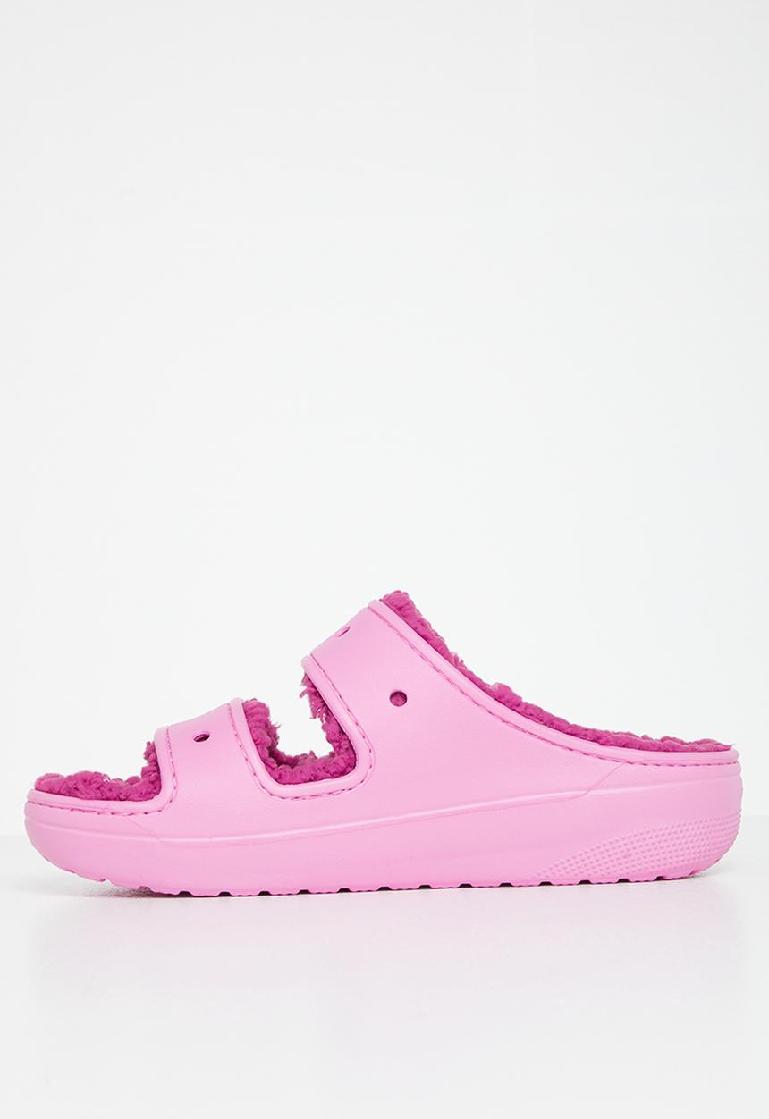 Crocs - Classic cozzzy sandal - taffy pink