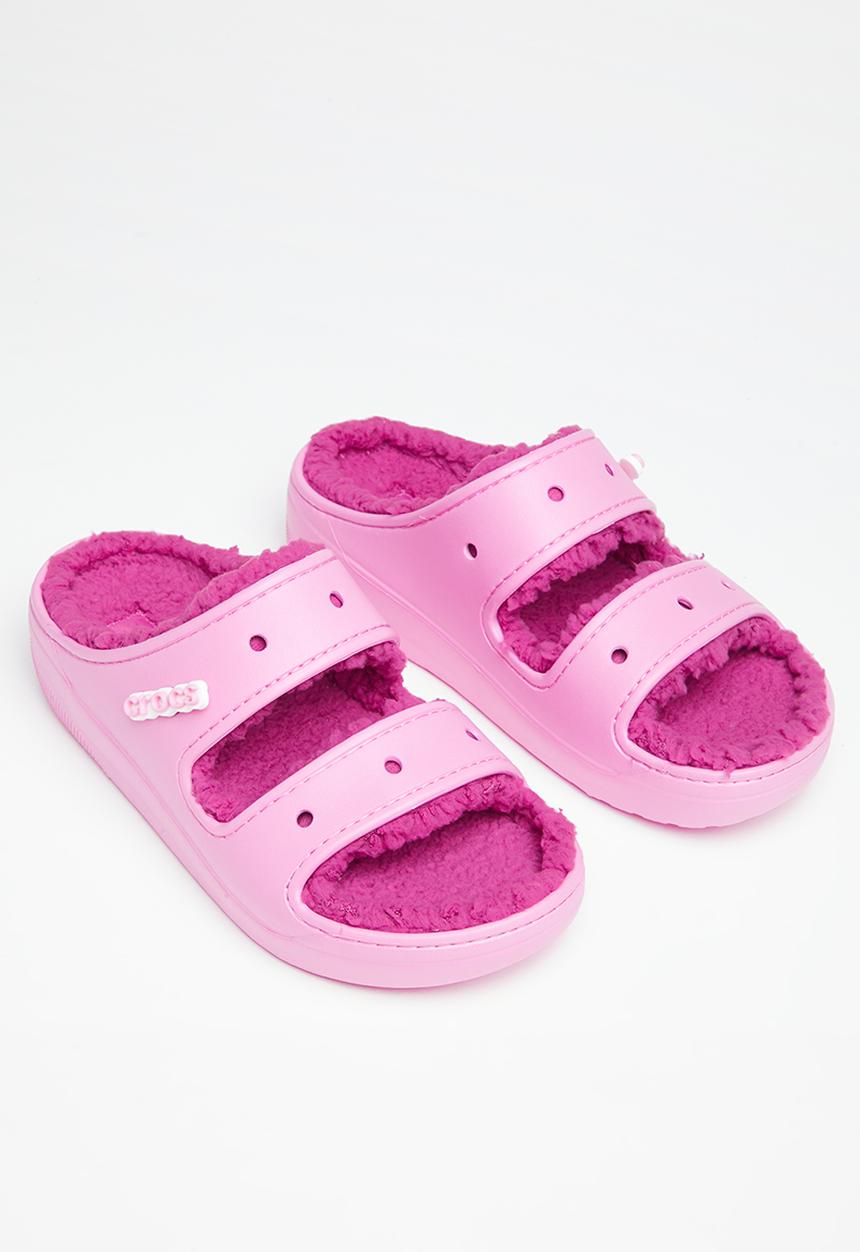 Crocs - Classic cozzzy sandal - taffy pink